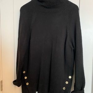 Michael Kors black turtle neck sweater size large